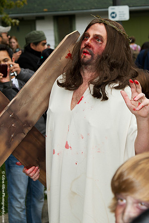 Jesus shows up...