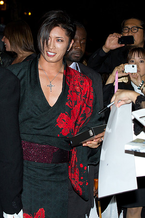 Musician GACKT attending the red carpet gala premier for "Bunraku" at the 2010 Toronto International Film Festival (TIFF)