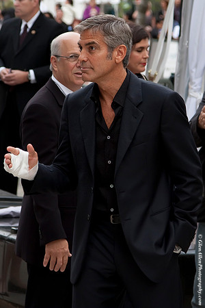 George Clooney attending the premier for "The Men Who Stare at Goats" at the 2009 Toronto International Film Festival