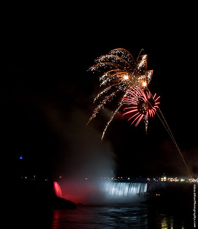 Fireworks over the Falls