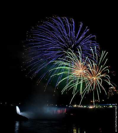 Fireworks over the Falls