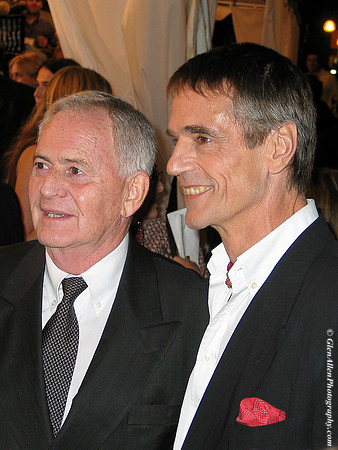 Istvan Szabo & Jeremy Irons attending the red carpet gala premier for "Being Julia" at the 2004 Toronto International Film Festival