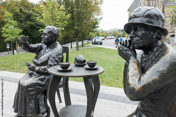 Famous Five Monument - Bronze Sculpture