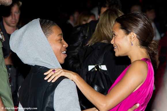 Jacob Latimore and Thandie Newton attending the red carpet gala premier for "Vanishing on 7th Street" at the 2010 Toronto International Film Festival (TIFF)