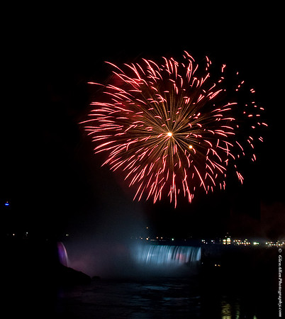 Fireworks over the Falls