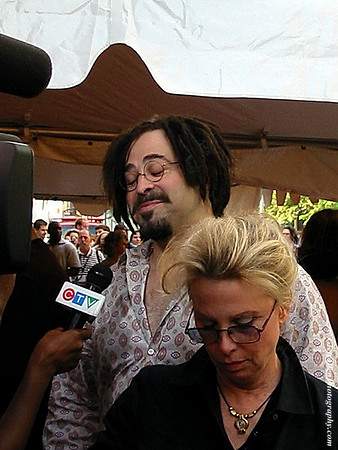 Adam Duritz attending the red carpet gala premier for "Phone Booth" at the 2002 Toronto International Film Festival