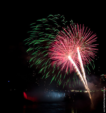 Fireworks over the Falls