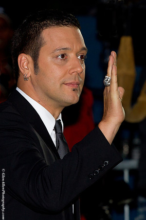 George Stroumboulopoulos attending the red carpet gala premier for "Score: A Hockey Musical" at the 2010 Toronto International Film Festival (TIFF)