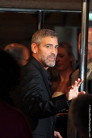 George Clooney attending the red carpet gala premier for "Michael Clayton" at the 2007 Toronto International Film Festival