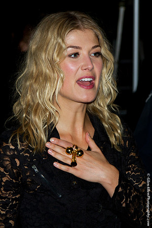 Rosamund Pike attending the Hollywood Foreign Press Association's "In Style" Party at the 2010 Toronto International Film Festival (TIFF)
