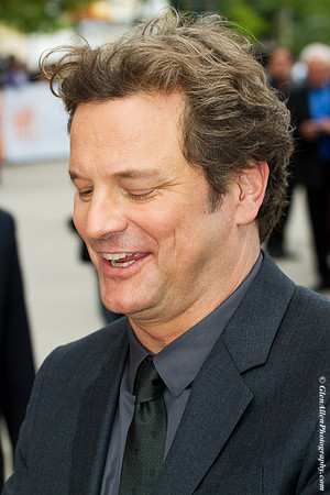 Colin Firth attending the red carpet gala premier for "The King's Speech" at the 2010 Toronto International Film Festival (TIFF)