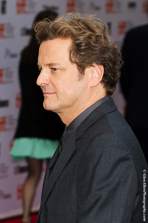 Colin Firth attending the red carpet gala premier for "The King's Speech" at the 2010 Toronto International Film Festival (TIFF)