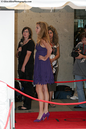 Leelee Sobieski attending the red carpet gala premier for "Elizabeth: The Golden Age" at the 2007 Toronto International Film Festival