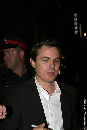 Casey Affleck attending the red carpet gala premier for "The Assassination of Jesse James by the Coward Robert Ford" at the 2007 Toronto International Film Festival
