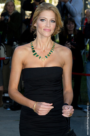 Tricia Helfer attending the red carpet gala premier for "A Beginner's Guide To Endings" at the 2010 Toronto International Film Festival (TIFF)