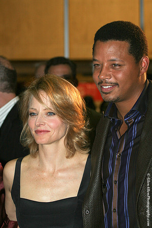 Jodie Foster & Terrence Howard attending the red carpet gala premier for "The Brave One" at the 2007 Toronto International Film Festival