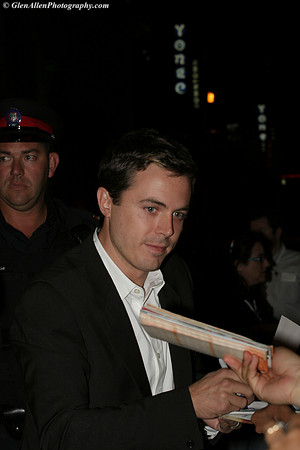 Casey Affleck attending the red carpet gala premier for "The Assassination of Jesse James by the Coward Robert Ford" at the 2007 Toronto International Film Festival