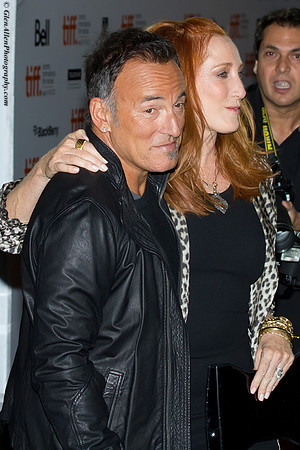 Bruce Springsteen and wife Patti Scialfa attending the red carpet gala premier for "The Promise: The Making Of Darkness On The Edge Of Town" at the 2010 Toronto International Film Festival (TIFF)
