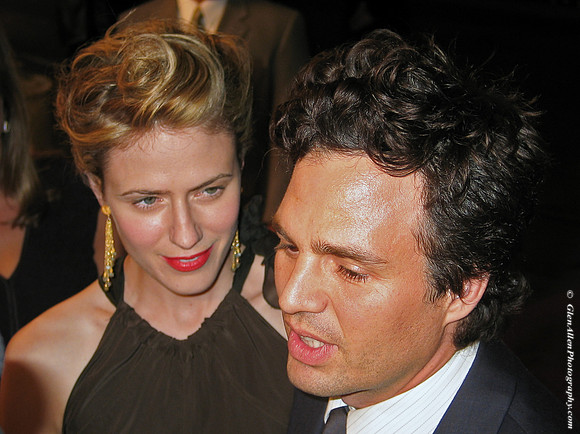 Sunrise Coigney & Mark Ruffalo attending the red carpet gala premier for "In the Cut" at the 2003 Toronto International Film Festival