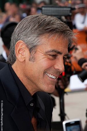 George Clooney attending the premier for "The Men Who Stare at Goats" at the 2009 Toronto International Film Festival