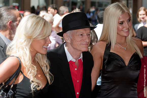Hugh Hefner attending the premier for "Hugh Hefner: Playboy, Activist and Rebel" at the 2009 Toronto International Film Festival