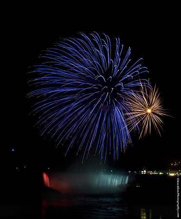 Fireworks over the Falls