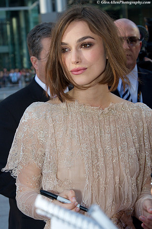 Keira Knightley attending the red carpet gala premier for "A Dangerous Method" at the 2011 Toronto International Film Festival (TIFF)