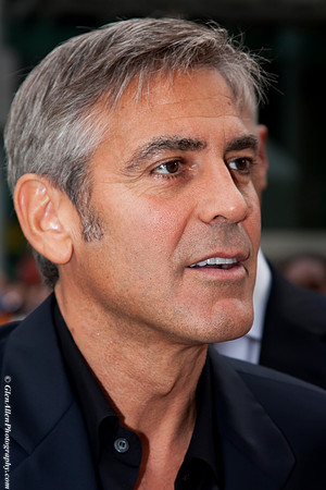 George Clooney attending the premier for "The Men Who Stare at Goats" at the 2009 Toronto International Film Festival